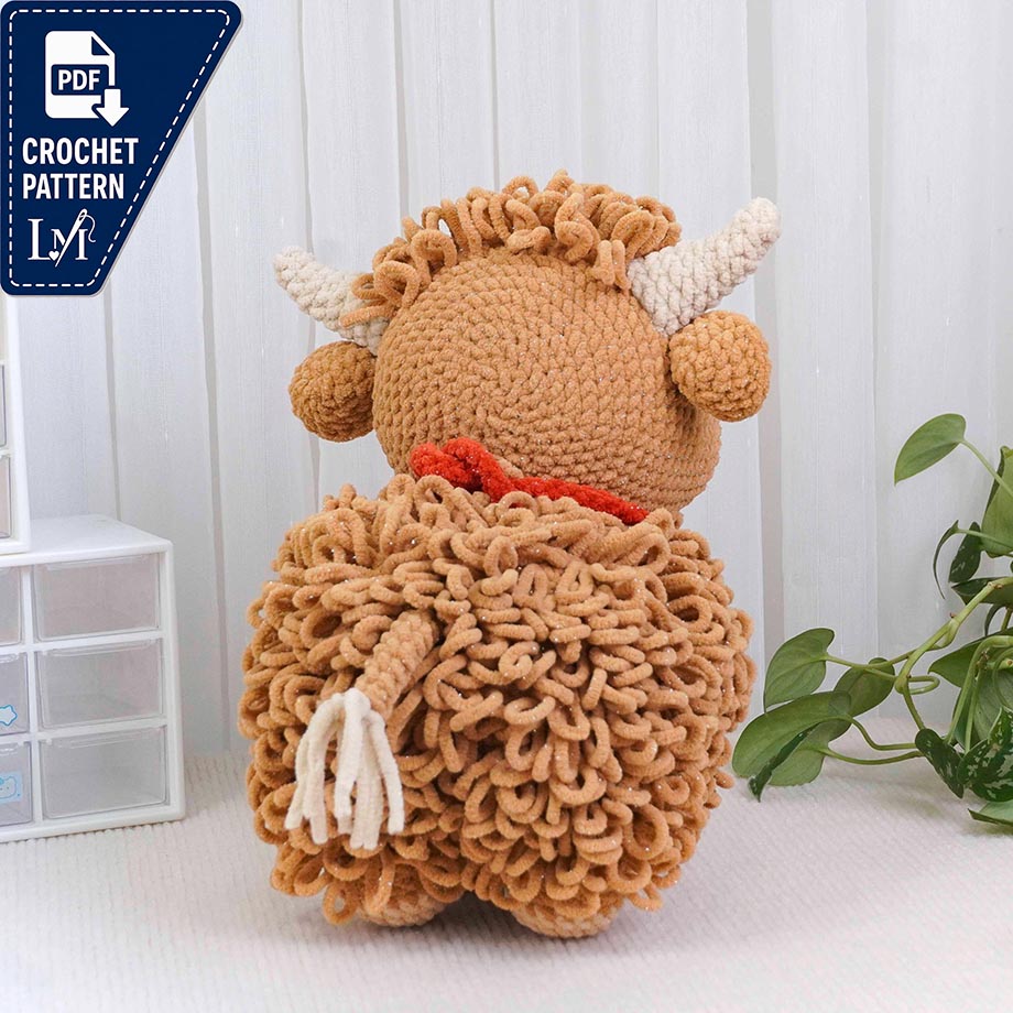 Highland Cow Crochet Pattern Projects for Amigurumi Fans 5